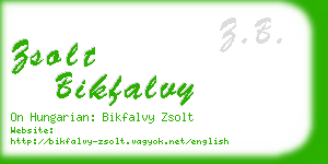 zsolt bikfalvy business card